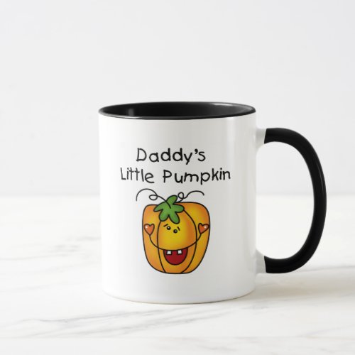 Daddys Little Pumpkin T_shirts and Gifts Mug