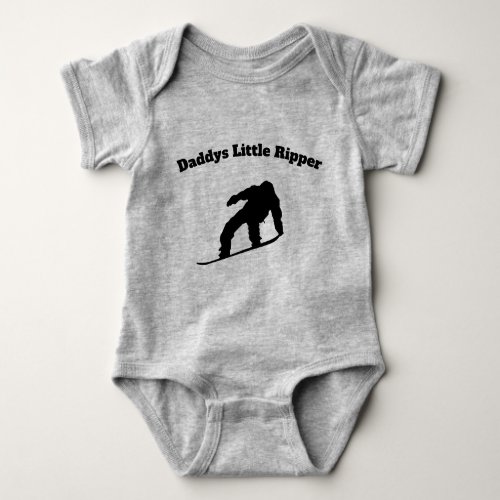 Daddys Little Ripper  Baby Bodysuit