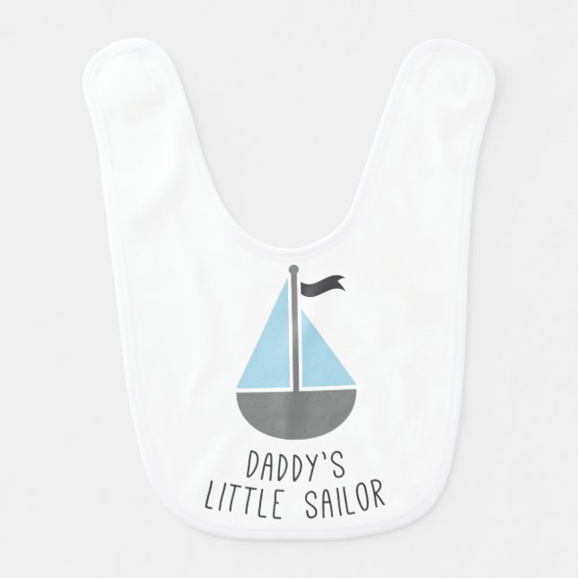 Daddy's Little Sailor Bib (Front)