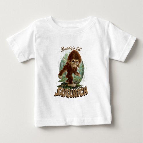 Daddys little Sasquatch Baby T_Shirt