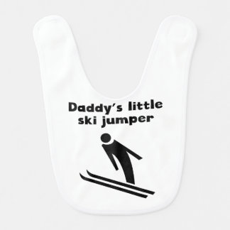 Daddy's Little Ski Jumper Bib
