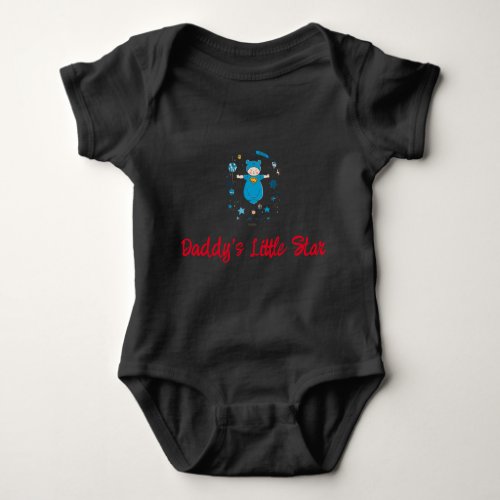 Daddys Little Star Baby Bodysuits