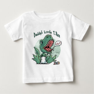 Daddy's Little T. Rex by Mudge Studios Baby T-Shirt