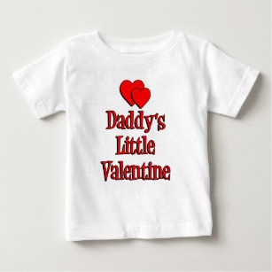 Daddy's Little Valentine Baby T-Shirt