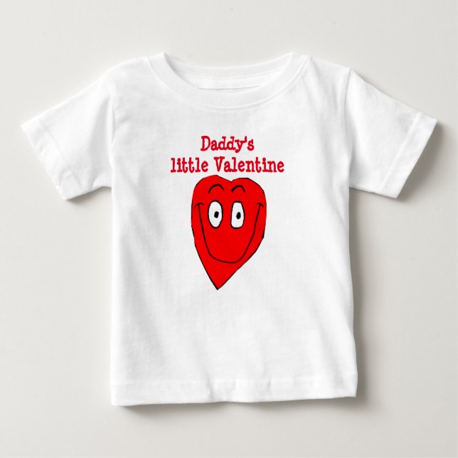 DADDYS LITTLE VALENTINE toddler top (Front)