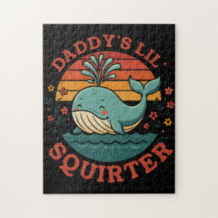 Daddys Little Whale Jigsaw Puzzle