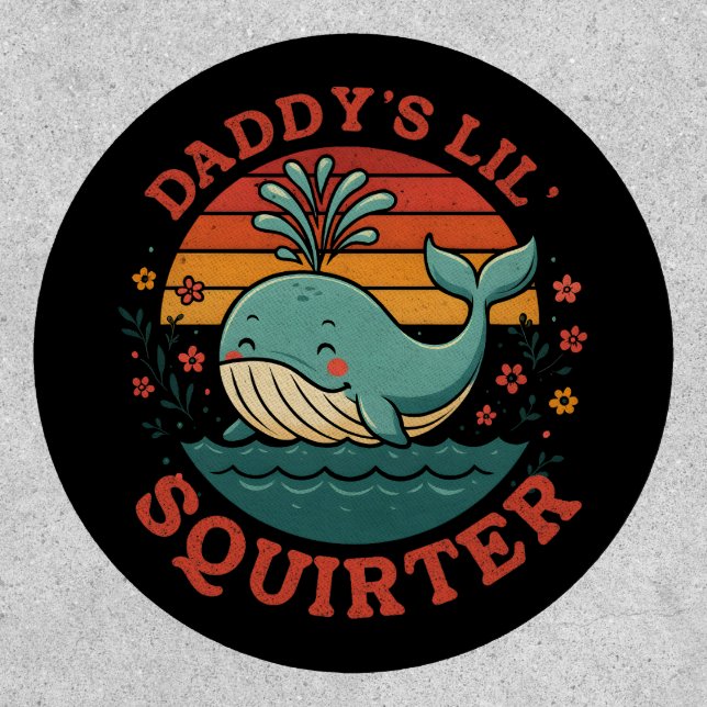 Daddys Little Whale Patch (Front)