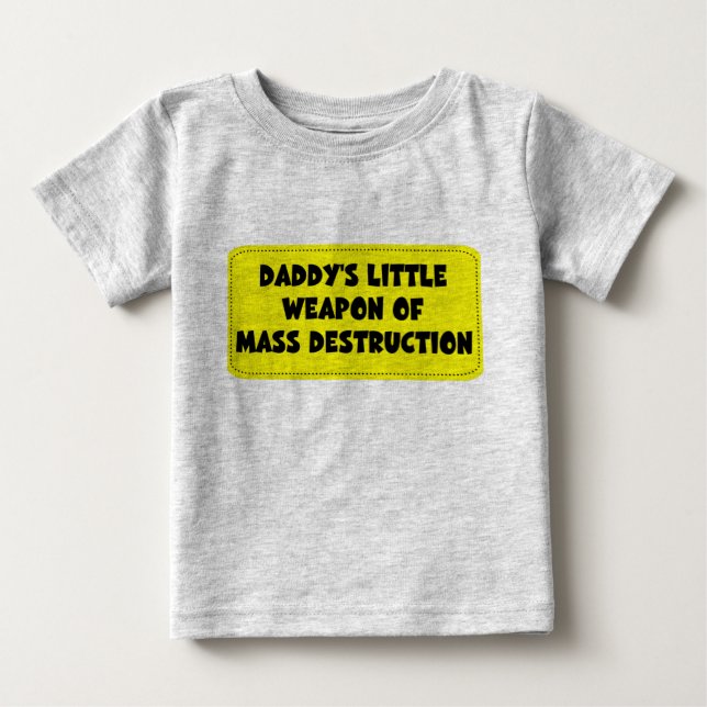 Daddys Little WOMD Baby T-Shirt (Front)
