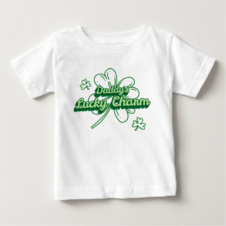 Daddy's Lucky Charm Shamrock St. Patrick's Day Baby T-Shirt