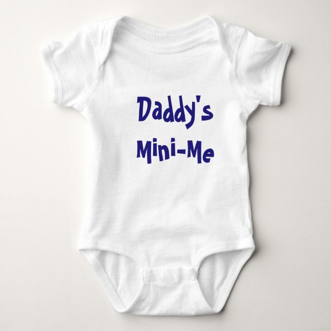 Daddy's Mini-me Onsie/Creeper for baby Baby Bodysuit (Front)