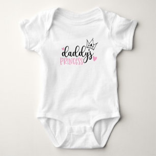 Daddy's princess baby bodysuit
