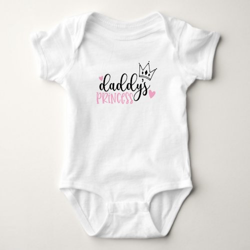 Daddys princess baby bodysuit