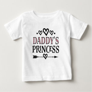 Daddys Princess Baby Girl Gift Baby T-Shirt