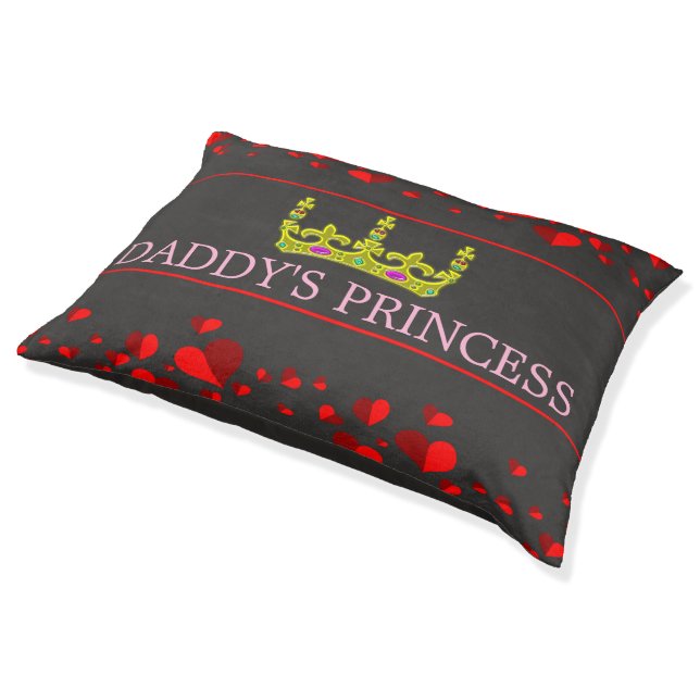 Daddy's princess pet bed (Angled)