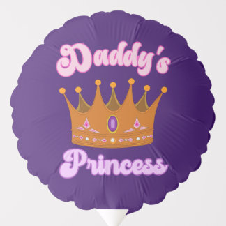 Daddy's Princess, Pretty Design For Daughter Balloon