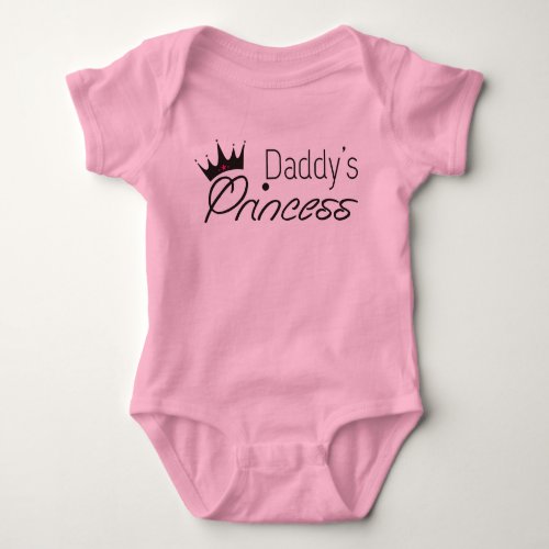 Daddys Princess Sleepsuit Baby Bodysuit