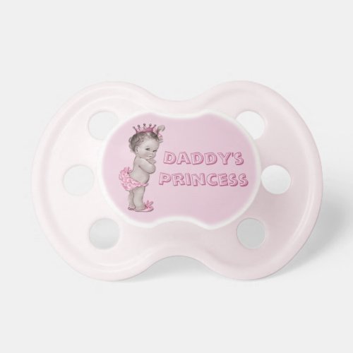 Daddys Princess Vintage Baby Pacifier