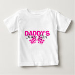 Daddy&#39;s Race Girl Baby T-shirt at Zazzle