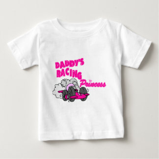 Daddy's Racing Princess Baby T-Shirt