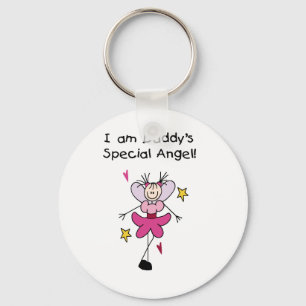 Daddy's Special Angel Keychain