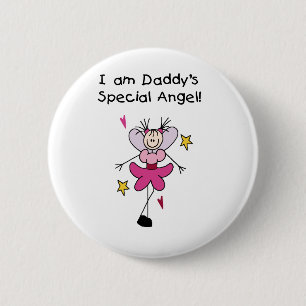 Daddy's Special Angel Pinback Button