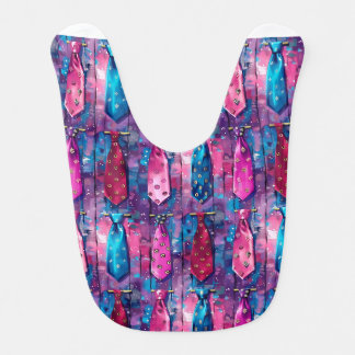  Daddy's Tie Collection Baby Bib