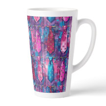 Daddy's Tie Collection Large Ceramic Latte Mug