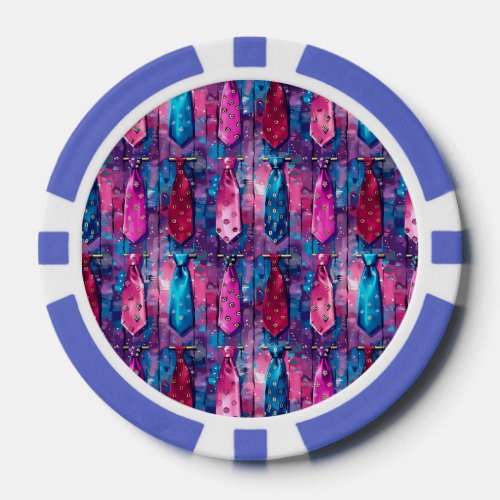 Daddy's Ties Poker Chips Set of 10