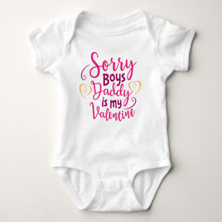 Daddy's Valentine Baby Bodysuit