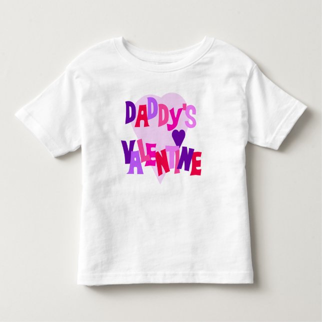 Daddy's Valentine Toddler T-shirt (Front)