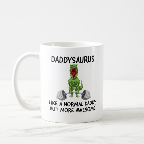 daddysaurus coffee mug