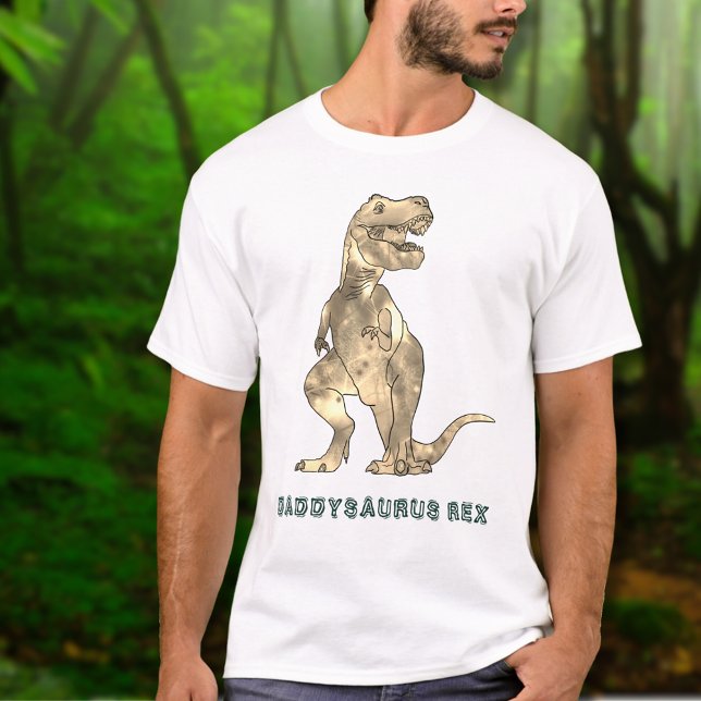Daddysaurus Dinosaur Birthday Party Dad T-Shirt (Daddysaurus kids birthday party dad t-shirt T-Rex dino )