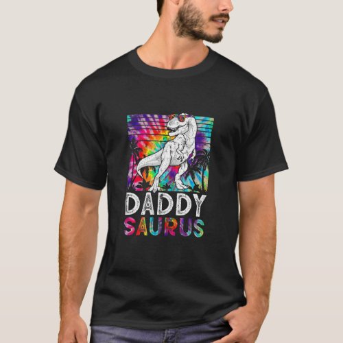 Daddysaurus Dinosaur Daddy Saurus Family Father Da T_Shirt