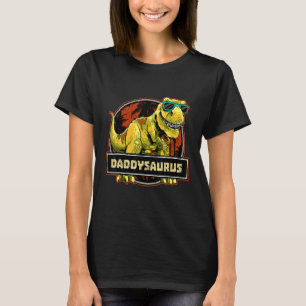 Daddysaurus Fathers Day Rex Dinosaur Daddy Saurus T-Shirt