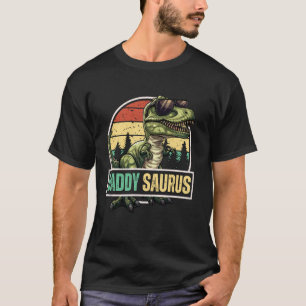 Daddysaurus Funny Daddy Dinosaur Grandpa Saurus Fa T-Shirt