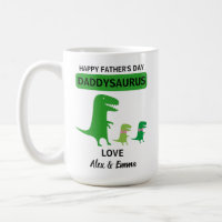 Personalized Mug - Father's Day Mug - Daddysaurus