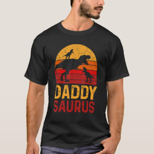 Daddysaurus Rex Dinosaur Dad Saurus Family Matchi T-Shirt
