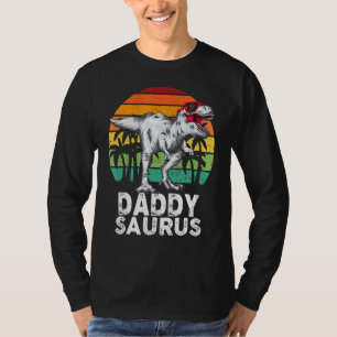 Daddysaurus Rex Dinosaur Dad Saurus Family Matchi T-Shirt