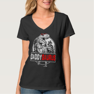 Daddysaurus Rex Dinosaur Daddysaurus Family Match T-Shirt