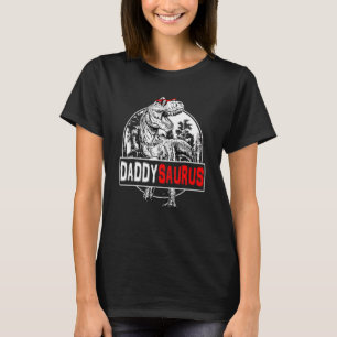 Daddysaurus Rex Dinosaur  Daddysaurus Family Match T-Shirt