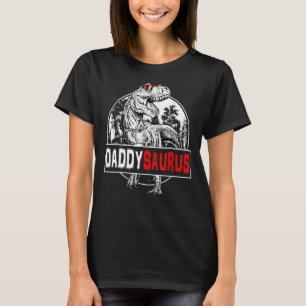 Daddysaurus Rex Dinosaur Daddysaurus Family Match T-Shirt