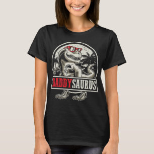 Daddysaurus Rex Father's Day Dinosaur Daddy Funny T-Shirt