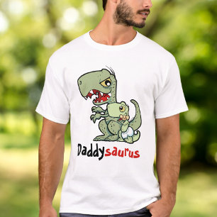Daddysaurus T-Rex Baby Boy Father's T-Shirt