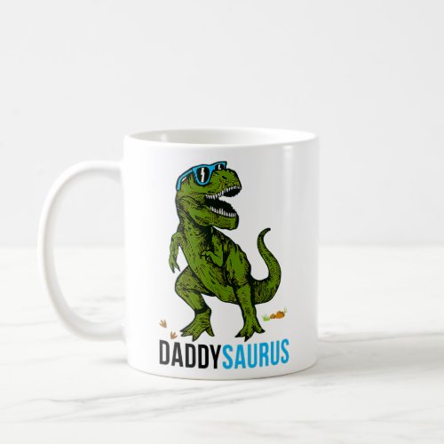 Daddysaurus  T rex Daddy  Coffee Mug