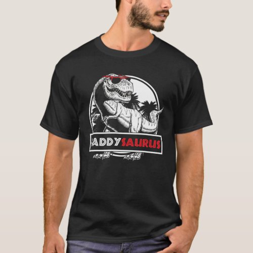 Daddysaurus T shirt Fathers Day Gifts T rex Daddy 