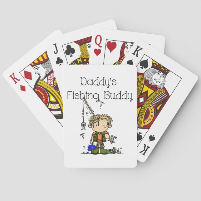 DADFISHINGBUDDY.png Poker Cards (Back)