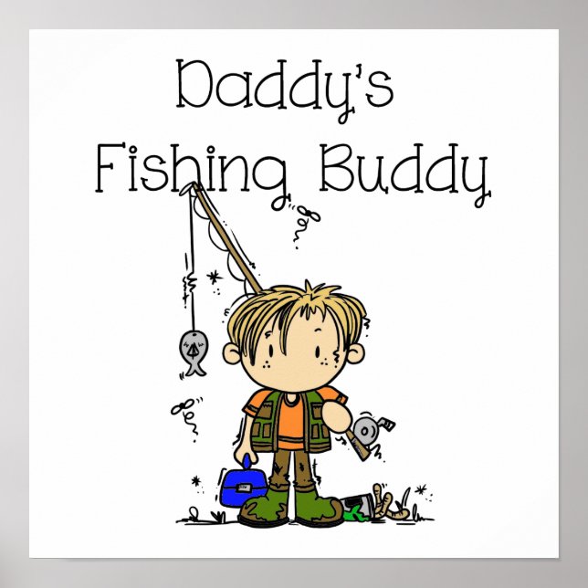 DADFISHINGBUDDY.png Poster (Front)