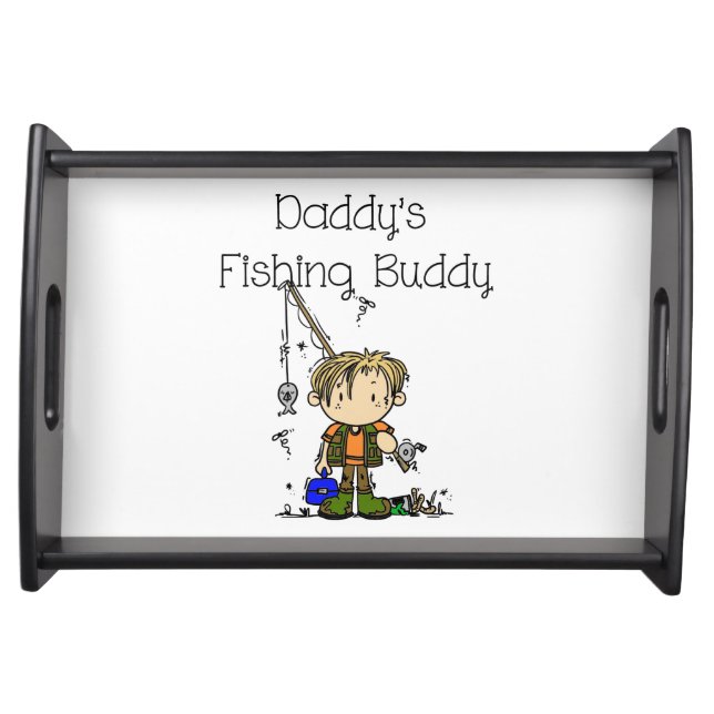 DADFISHINGBUDDY.png Serving Tray (Front)
