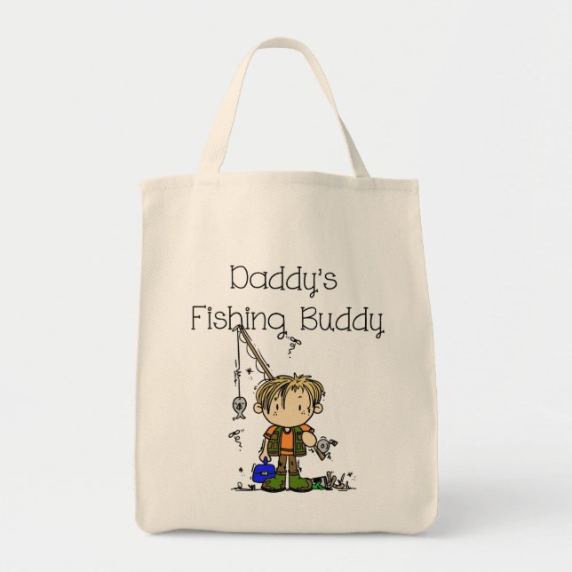 DADFISHINGBUDDY.png Tote Bag (Front)