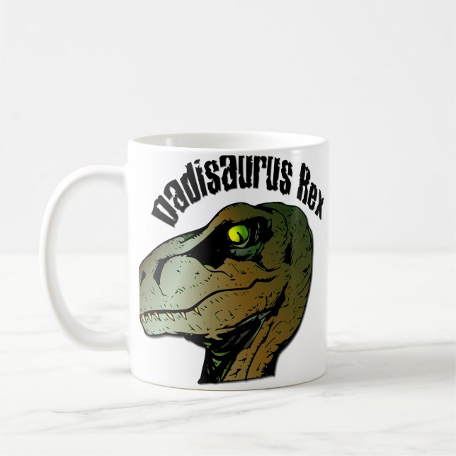 Dadisaurus Rex Coffee Mug (Left)